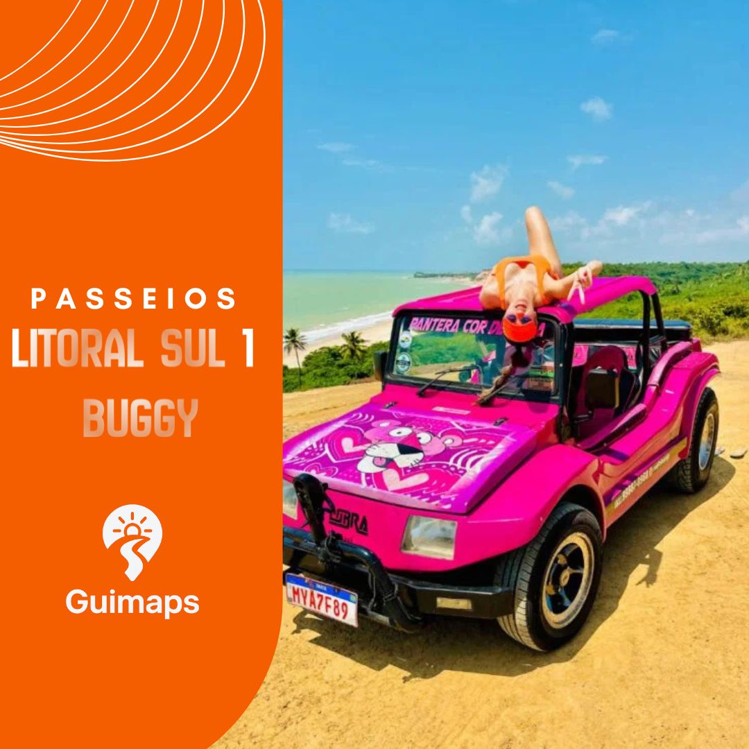 Praias do Litoral Sul 01: Mirante de Pitimbu, Falésias Coloridas, Reserva do Abiaí  - BUGGY - foto 1